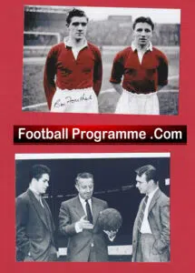 Manchester United Busby Babes Mixture Of Photographs Man Utd
