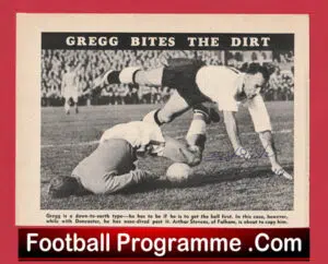 Manchester United Harry Gregg Signed Picture Man Utd Busby Babes Team