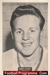Manchester United Albert Quixall Autograph Signed Man United 50’s