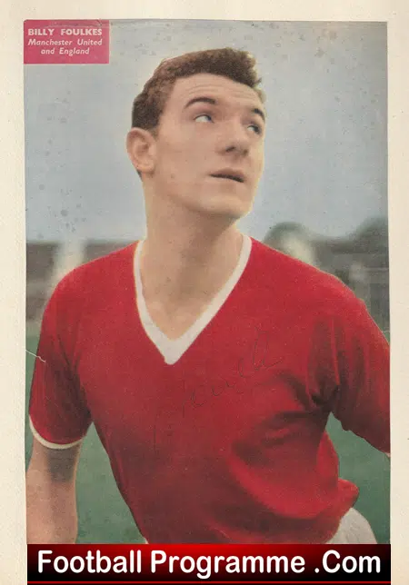 Manchester United Bill Foulkes Autograph Signed Man United 50's - Image 2