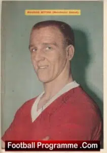 Manchester United Maurice Setters Autograph Signed Man United 50’s
