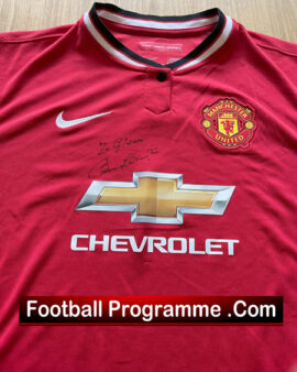Manchester United Bobby Charlton Signed Football Shirt Man Utd 2021