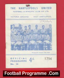Hartlepool United v Darlington 1965 – Durham Senior Cup Final