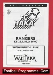 FC Haka v Glasgow Rangers 1999 – Champions League Finland