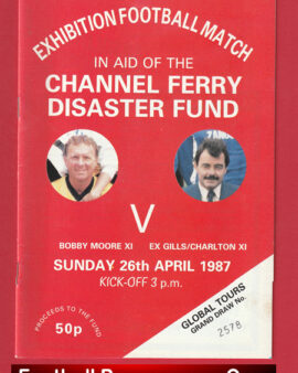 Bobby Moore X1 v Ex Charlton X1 1987 – Channel Ferry Disaster