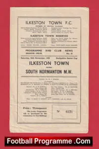 Ilkeston Town v South Normanton 1955