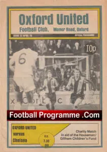 Oxford United v Chelsea 1977