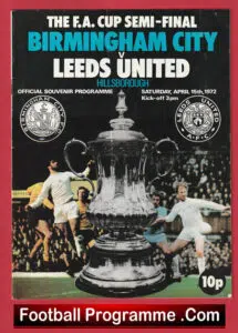 Birmingham City v Leeds United 1972 – FA Cup Semi Final