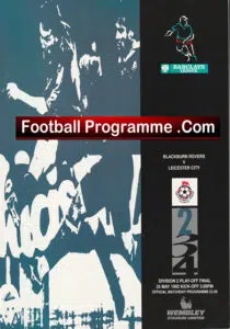 Blackburn Rovers v Leicester City 1992 – Division 2 Playoff at Wembley