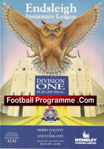 Derby County v Leicester City 1994 – Division 1 Playoff at Wembley