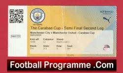 Manchester City v Manchester United 2020 – Semi Final Ticket