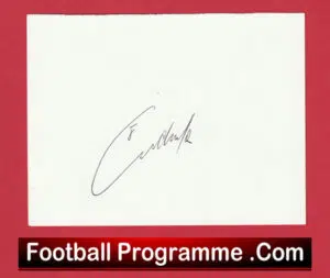 Manchester United Trevor Anderson Autograph Signed Man Utd 1972 – 1974