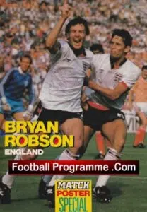 Manchester United Bryan Robson Autograph Signed Picture Man Utd 1981 – 1994 (Copy)