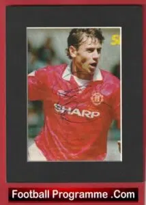 Manchester United Andrei Kanchelskis Autographed Signed Picture