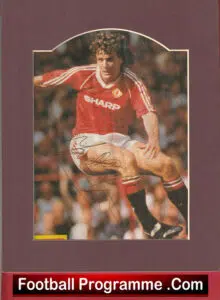 Manchester United Mark Hughes Signed Autographed Picture Man Utd