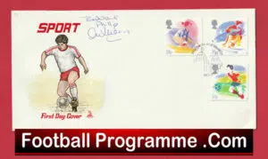 Manchester United Alex Stepney Autograph Man Utd First Day Cover FDC 1988