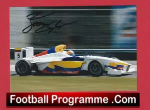 IndyCar Series Motor Racing Tristan Vautier Autographed Signed Photograph