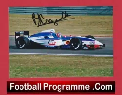 IndyCar Series Motor Racing Bertrand Baguette Autographed Signed Photograph