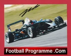 IndyCar Series Motor Racing Felix Rosenqvist Autographed Signed Photograph