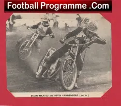 Wolverhampton Speedway Rider Peter Vandenberg Signed Autograph Picture