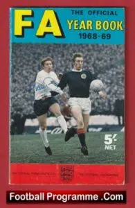FA Football Yearbook 1968 – 1969 – Signed by Alan Ball