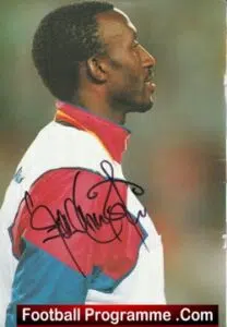 Linford Christie Signed Picture 100 Meter Gold Medal Winner