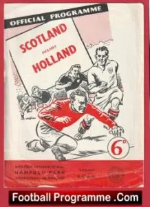Scotland v Holland 1958 – Amateur International Hampden Park