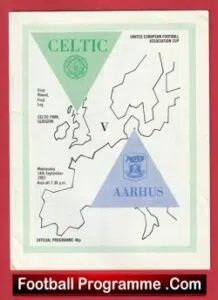Glasgow Celtic v Aarhus 1983 – European Cup at Celtic Park