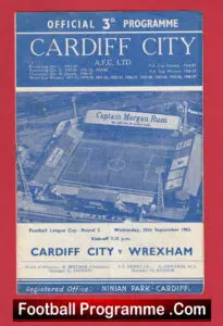 Cardiff City v Wrexham 1963