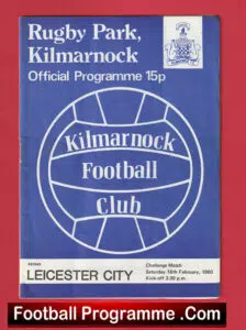 Kilmarnock v Leicester City 1980 – Challenge Match Scotland