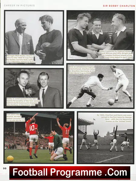 Manchester United v Manchester City 2023 - Bobby Charlton Tribute - Image 3