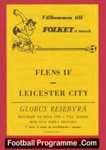Flens IF v Leicester City 1980s – Sweden