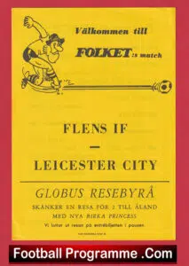 Flens IF v Leicester City 1980s – Sweden