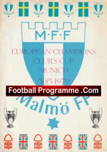 Malmo v Nottingham Forest 1979 – European Cup Final Sweden