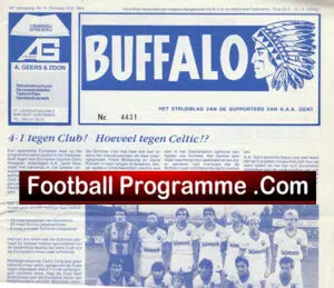 KAA Gent v Glasgow Celtic 1984 – Belgium