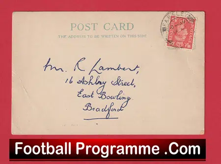 Farsley Celtic Football Club Team Official Players Selection Card 1950 - C12 - Image 3