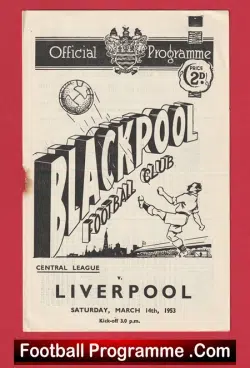 Blackpool v Liverpool 1953 – 1950s