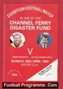 Bobby Moore XI v Ex Charlton XI 1987 – Channel Ferry Disaster