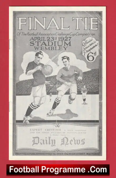 Cardiff City v Arsenal 1927 – FA Cup Final at Wembley