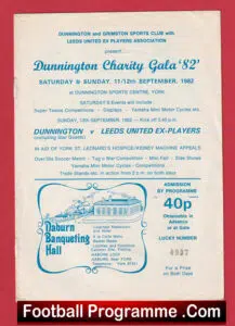 Dunnington v Leeds United 1982 – Charity Gala Match