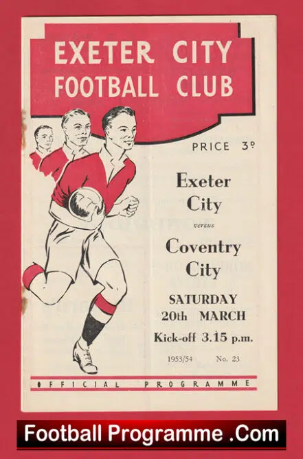 Exeter City v Coventry City 1954 – 1950s