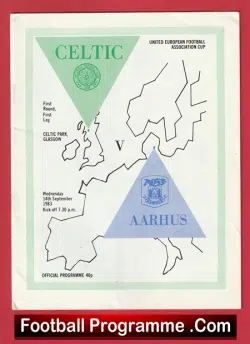 Glasgow Celtic v Aarhus 1983 – European Cup at Celtic Park
