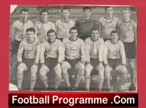 Hull City Football Club Multi Signed Autographed Picture 1960’s