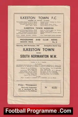 Ilkeston Town v South Normanton 1955