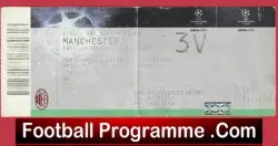 Inter Milan v Manchester United 2010 – Football Ticket San Siro Italy