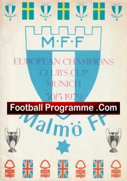 Malmo v Nottingham Forest 1979 – European Cup Final Sweden