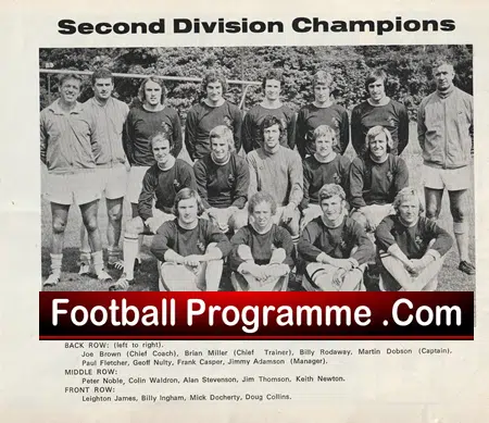 Manchester City v Burnley 1973 - FA Charity Shield Multi Signed + Denis Law - Image 3