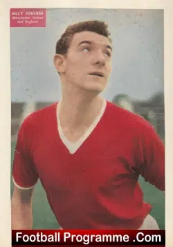 Manchester United Bill Foulkes Autograph Signed Man United 50's - football programme
