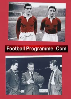 Manchester United Busby Babes Mixture Of Photographs Man Utd