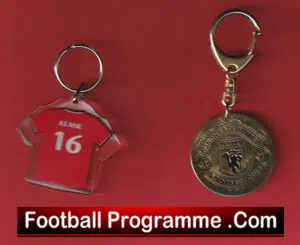 Manchester United Football Keyrings + Roy Keane